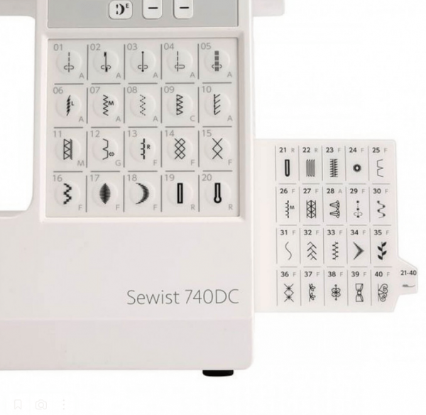 электронная швейная машина janome sewist 740dc