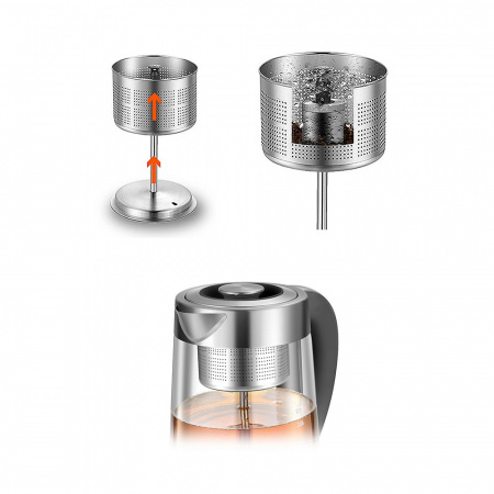 умный чайник гейзерного типа mie smart kettle 100