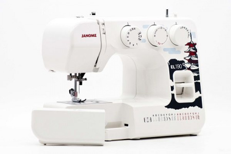 электромеханическая швейная машинка janome el-190